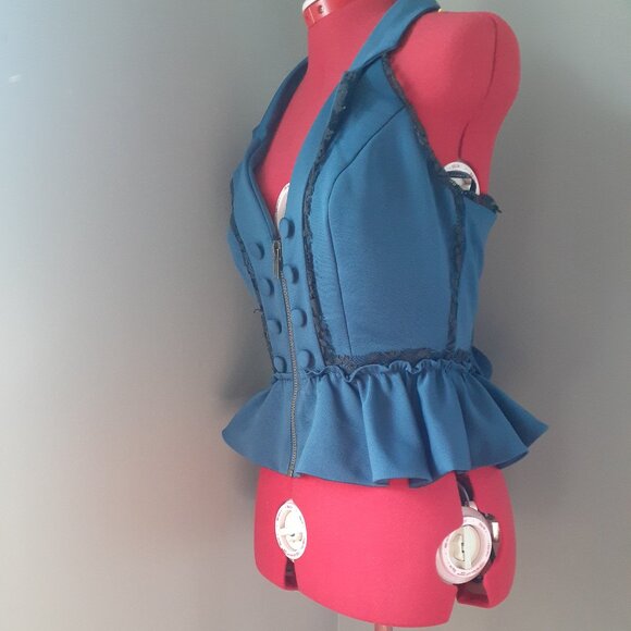 Blue Waistcoat - Picture 3 of 7